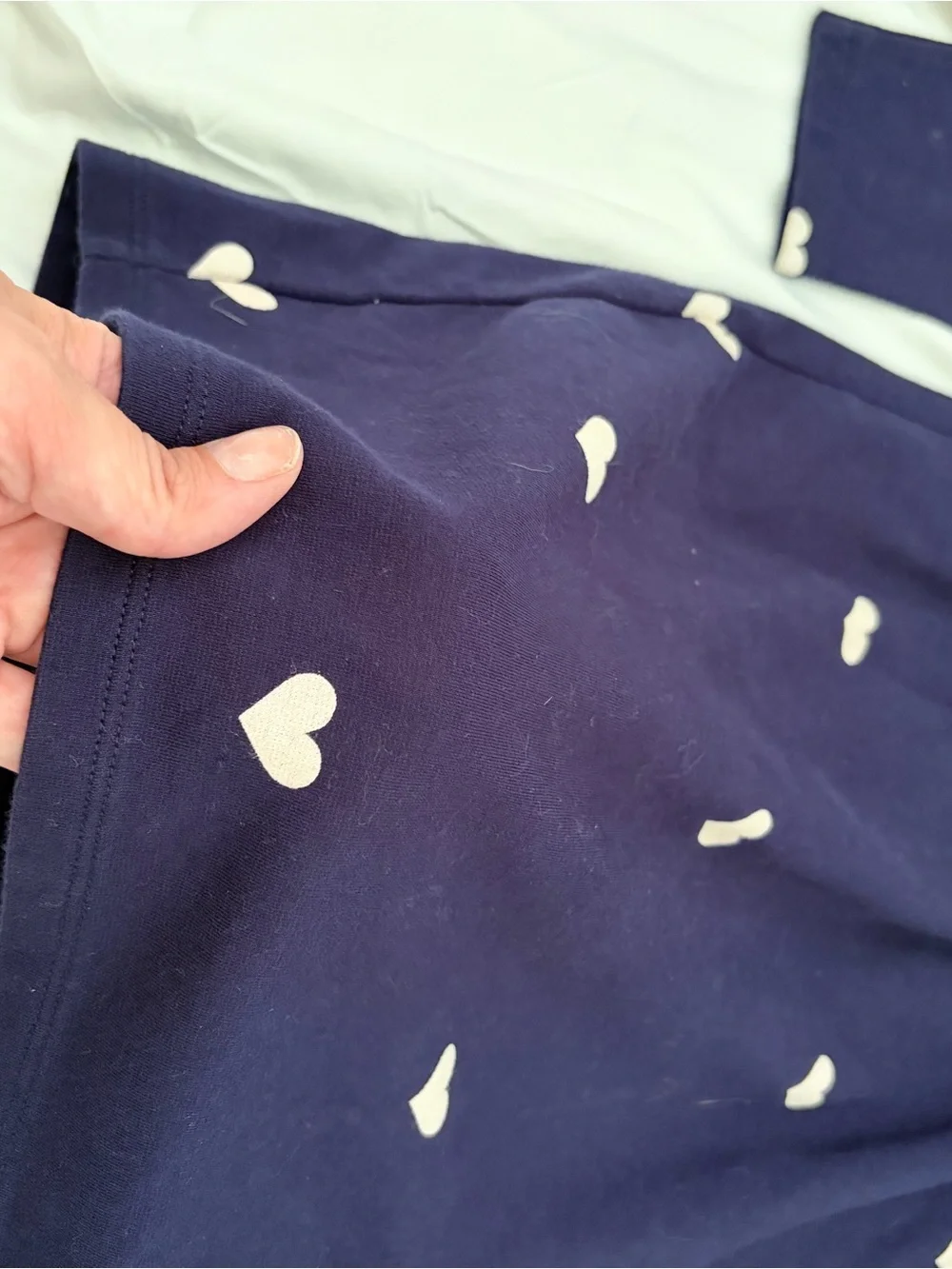 GAP Navy Dress with White Heart Print